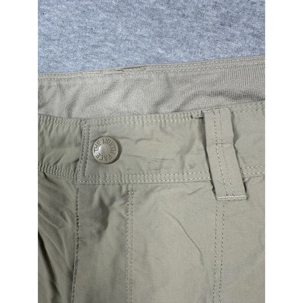 The‎ North Face Mens Nylon Hiking Pants 36x31 Zipped Pocket Tan Khaki